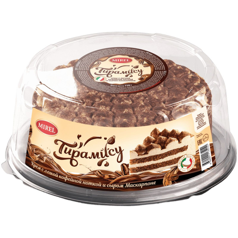 Изображение товара Торт Mirel Тирамису, 750г