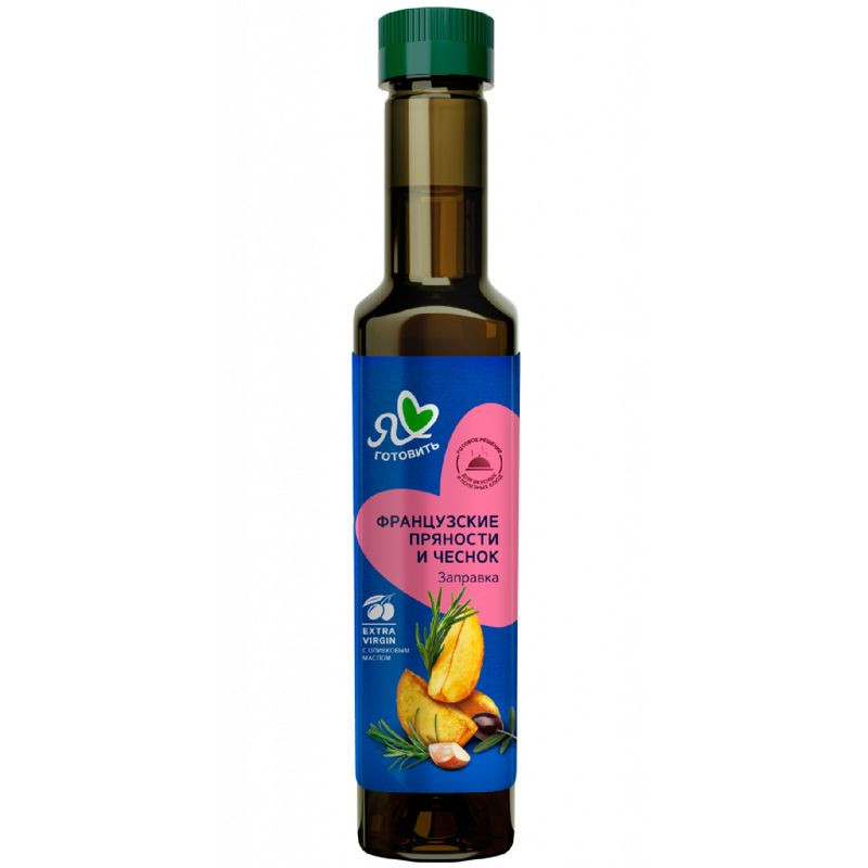 Изображение товара Салатная заправка Я люблю готовить Французские пряности и чеснок 250мл