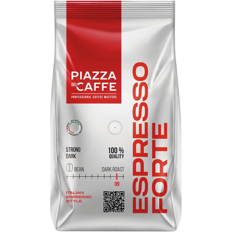 Изображение товара Кофе Piazza Del Caffe Эспрессо Форте зерновой 900 г высокое качество насыщенный вкус