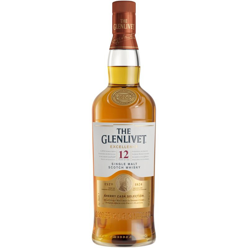 Изображение товара Виски The Glenlivet 12 лет односолодовый 700 мл в подарочной упаковке