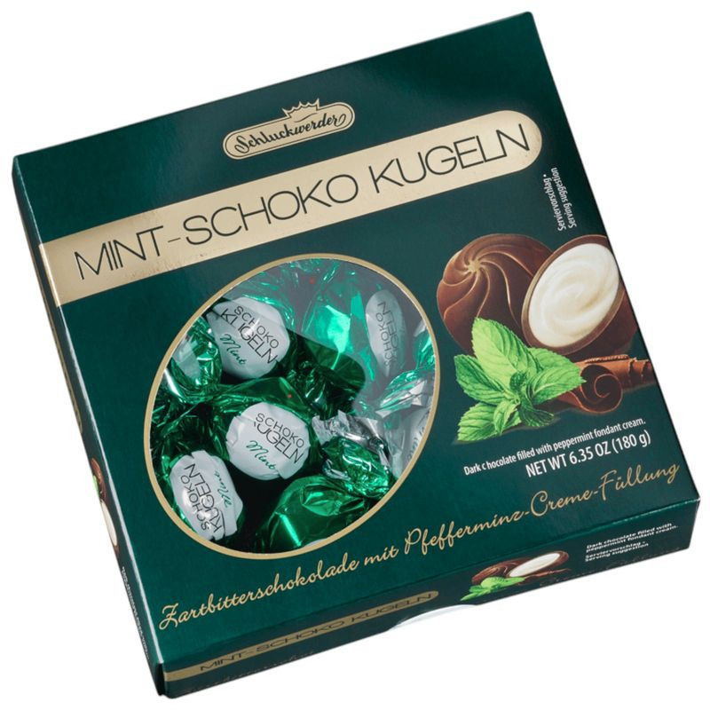 Изображение товара Конфеты Schluckwerder с кремовой начинкой и мятой 180г