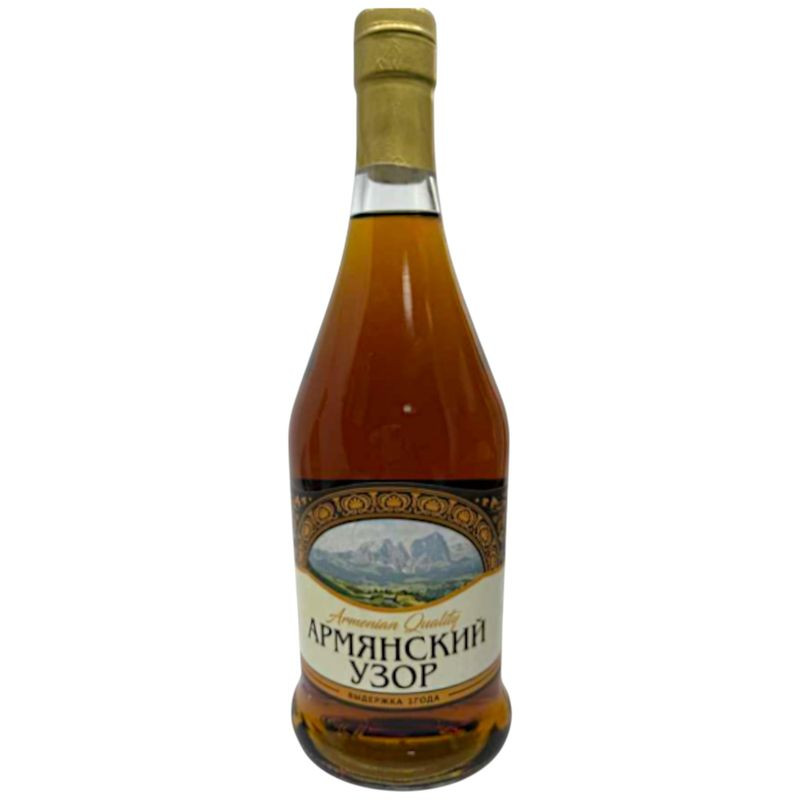 Изображение товара Армянский Бренди Узор 3-летний 500мл - выдержанный армянский коньяк