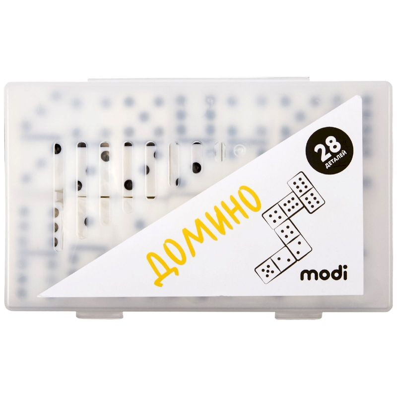 Изображение товара Домино Modi 28 деталей - классическая настольная игра для всей семьи