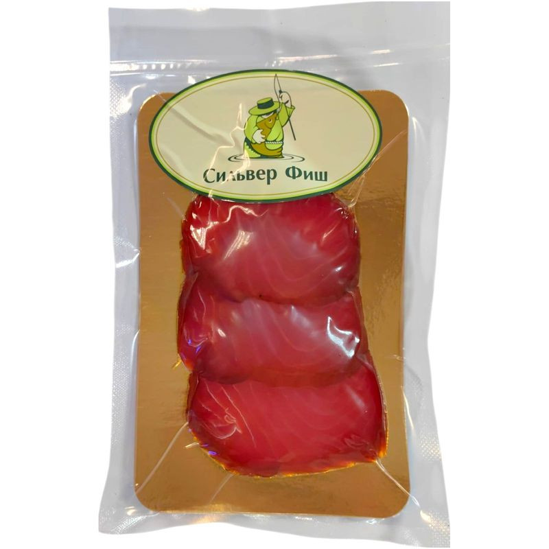 Изображение товара Тунец желтоперый холодного копчения 100 г Silver Fish