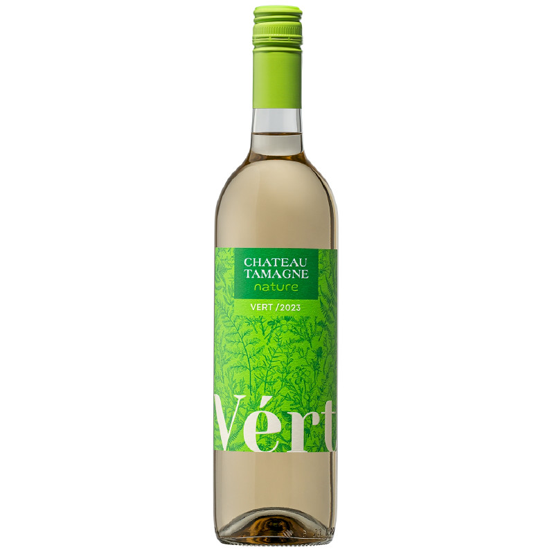 Изображение товара Вино Chateau Tamagne Nature Vert белое сухое 11.5% 750мл