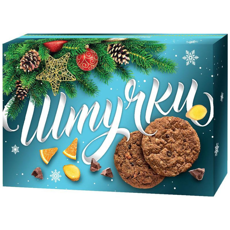 Изображение товара Печенье Штучки имбирь и апельсин сдобное 320г Россия