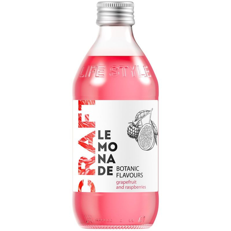 Изображение товара Газированный напиток StarBar Craft Грейпфрут-малина 330мл