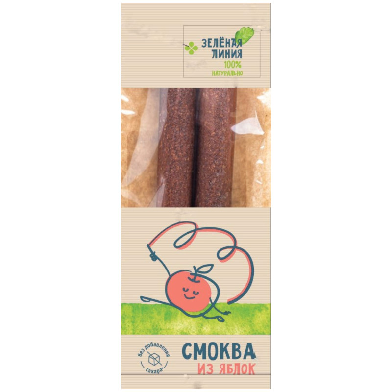 Изображение товара Смоква из яблок Зелёная Линия, 80г