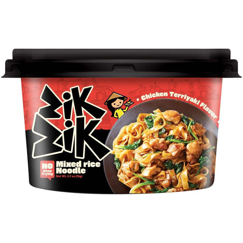 Изображение товара Рисовая лапша ZikZik Курица Терияки 76г — быстрое и вкусное блюдо