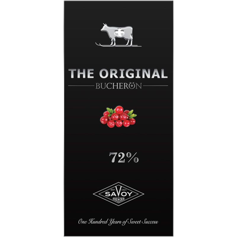 Изображение товара Шоколад Bucheron The Original горький с кусочками клюквы 90г