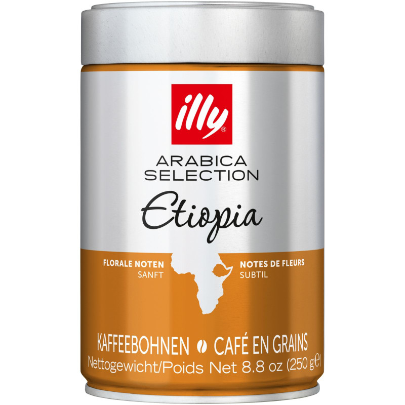 Изображение товара Кофе Illy Arabica Selection Etiopia в зёрнах средней обжарки, 250 г