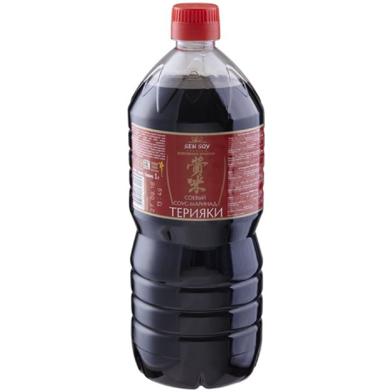 Изображение товара Соус Соя Терияки Сен Сой 1л - натуральный японский соус для кухни