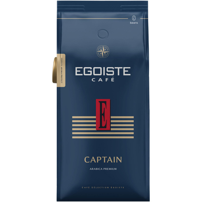 Изображение товара Кофе Egoiste Captain натуральный жареный в зёрнах 1 кг Германия