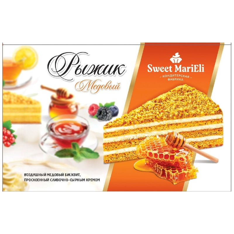 Изображение товара Сдобное хлебобулочное изделие Рыжик Sweet Marieli 350г свежий вкус