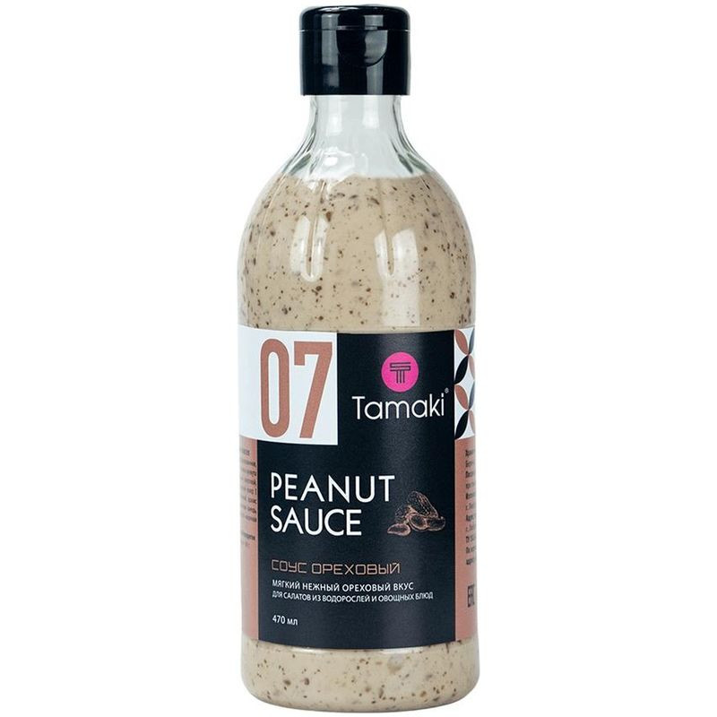 Изображение товара Соус Tamaki ореховый на основе растительных масел, 470мл