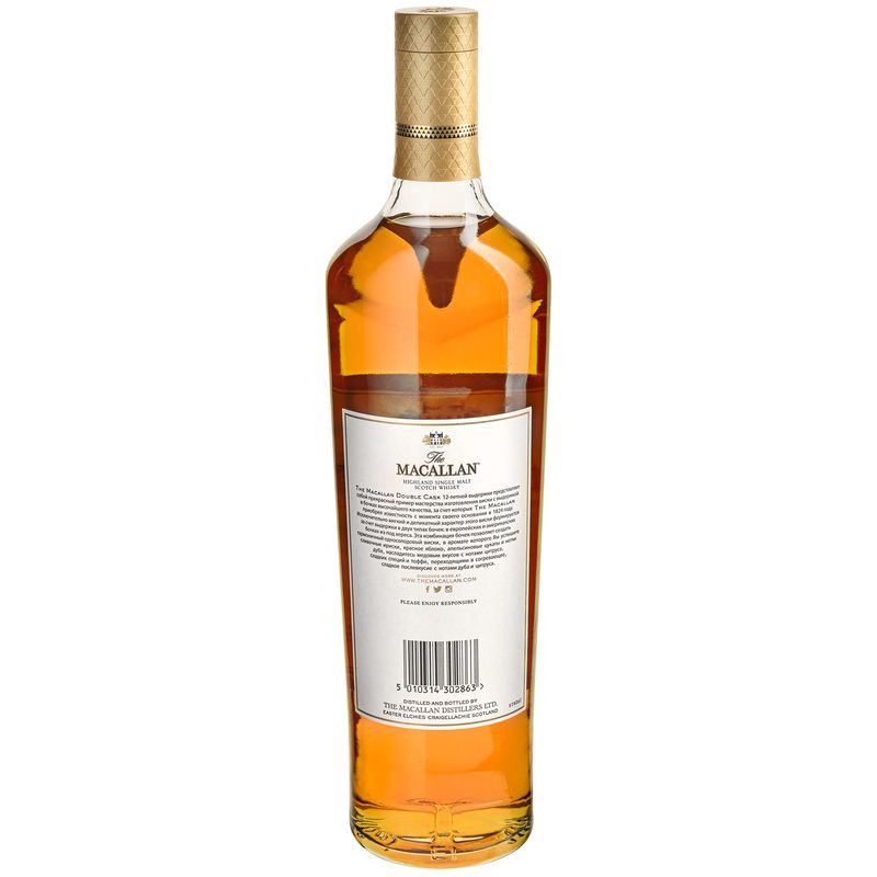 Виски The Macallan Double Cask 12 Years Old 40% в подарочной