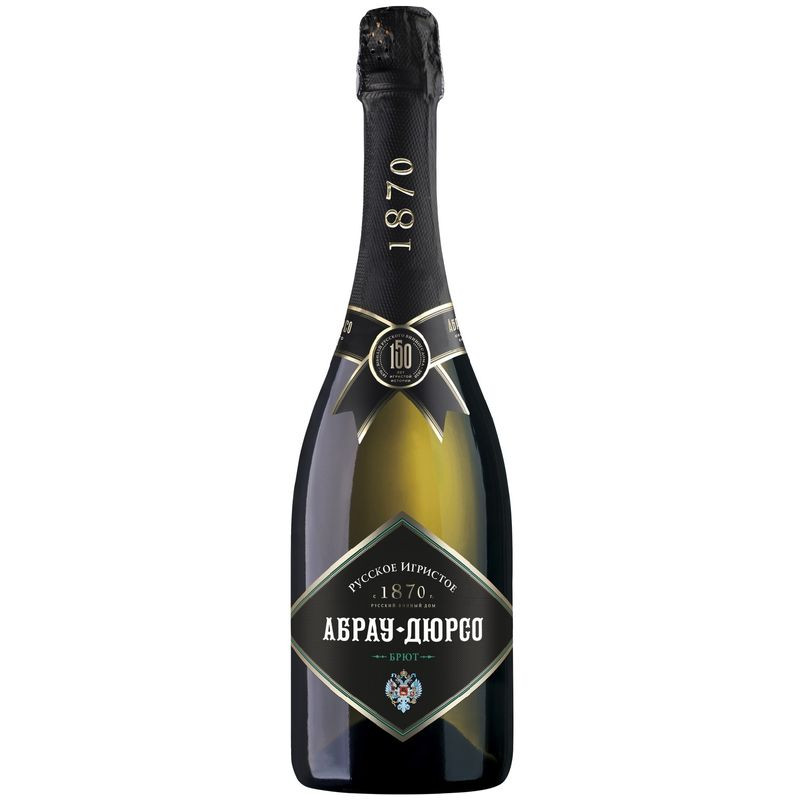 Изображение товара Игристое белое вино Абрау-Дюрсо Брют 12.5% 750 мл - классическое игристое для праздничных мероприят