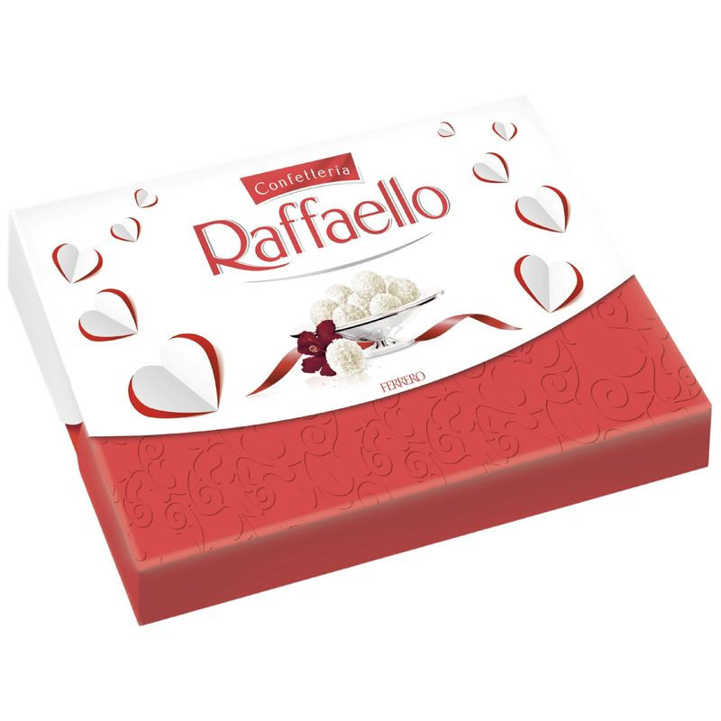 Изображение товара Конфеты Raffaello миндаль и кокос 90г - изысканное лакомство с орехами и кокосом
