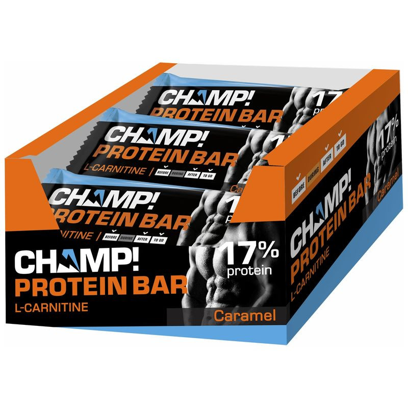 champ protein bar l-carnitine    Champ! Protein bar L-Carnitine    - : Champ! Protein bar L-Carnitine Chocolate Cherry. 166,5        