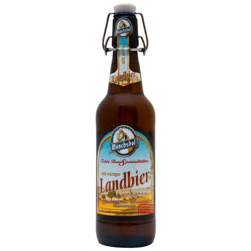 Изображение товара Пиво Monchshof Landbier светлое фильтрованное пастеризованное, 500мл