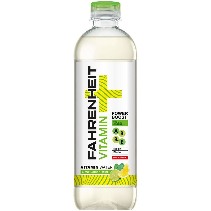 Изображение товара Безалкогольный напиток Fahrenheit со вкусом лимона лайма и мяты 500мл