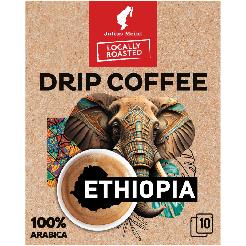 Изображение товара Кофе Julius Meinl Дрип Эфиопия натуральный молотый 105 г для ароматного приготовления