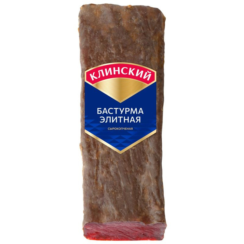 Изображение товара Бастурма Клинский сырокопчёная из говядины 45 дней срок хранения