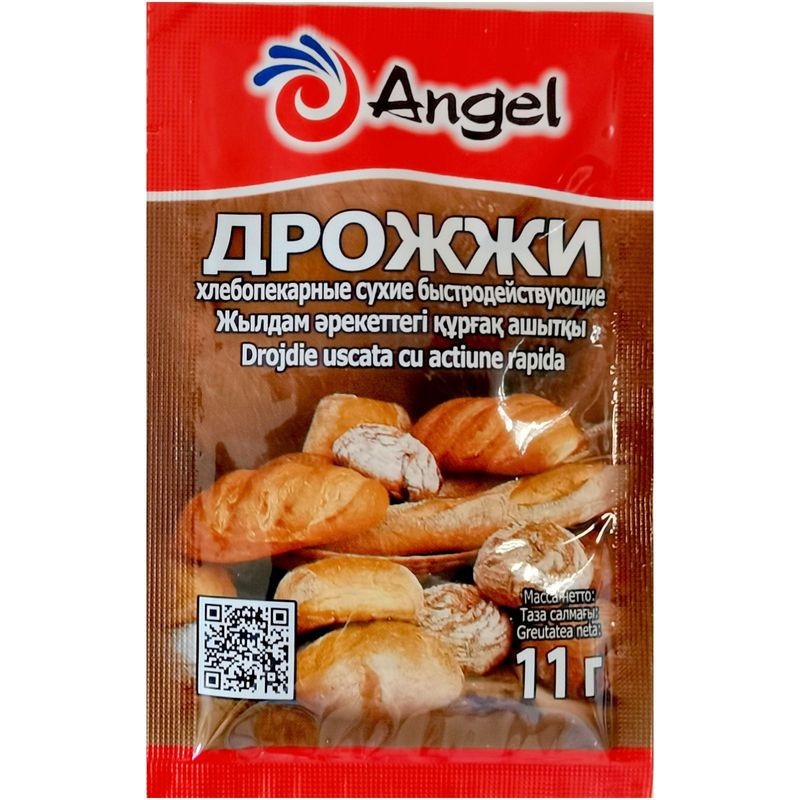Изображение товара Дрожжи Angel сухие быстродействующие, 11г
