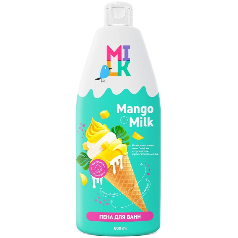 Изображение товара Пена для ванны Milk Молоко и манго 800мл