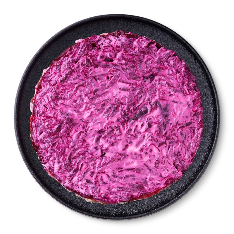 Изображение товара Салат сельдь под шубой Перекрёсток Select 250г классическая закуска