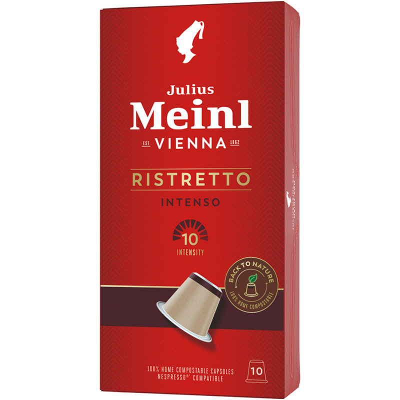 Изображение товара Кофе в капсулах Julius Meinl Ristretto Intenso натуральный жареный молотый, 10х5.6г