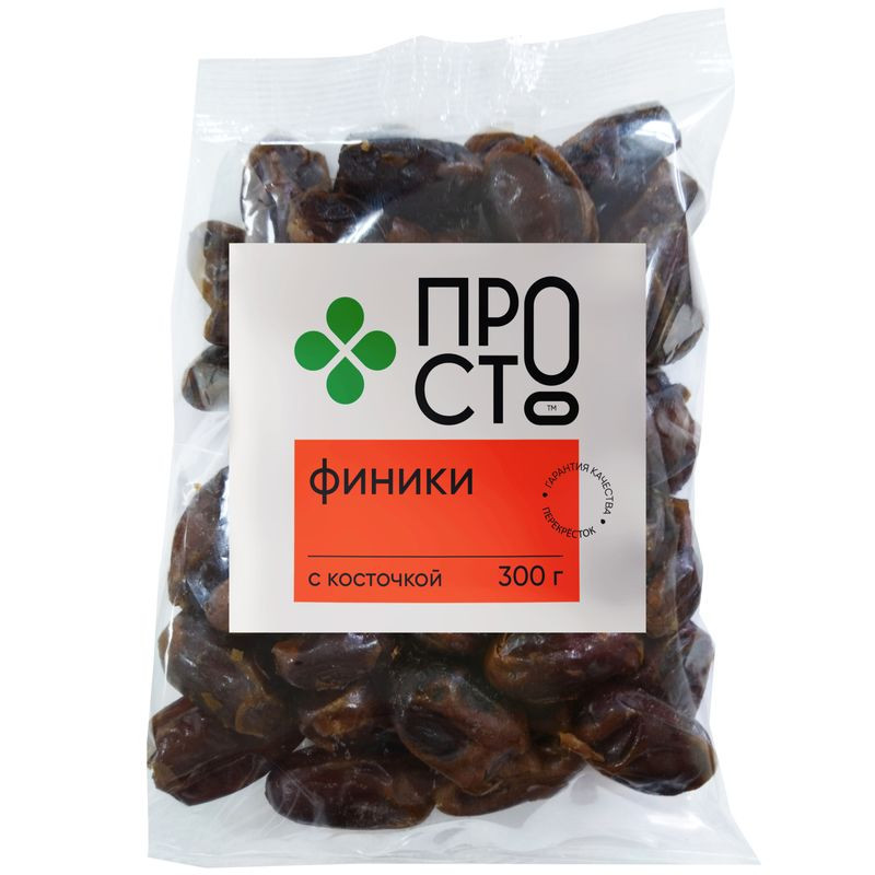 Изображение товара Финики сушеные с косточкой Пр!ст 300 г натуральный продукт