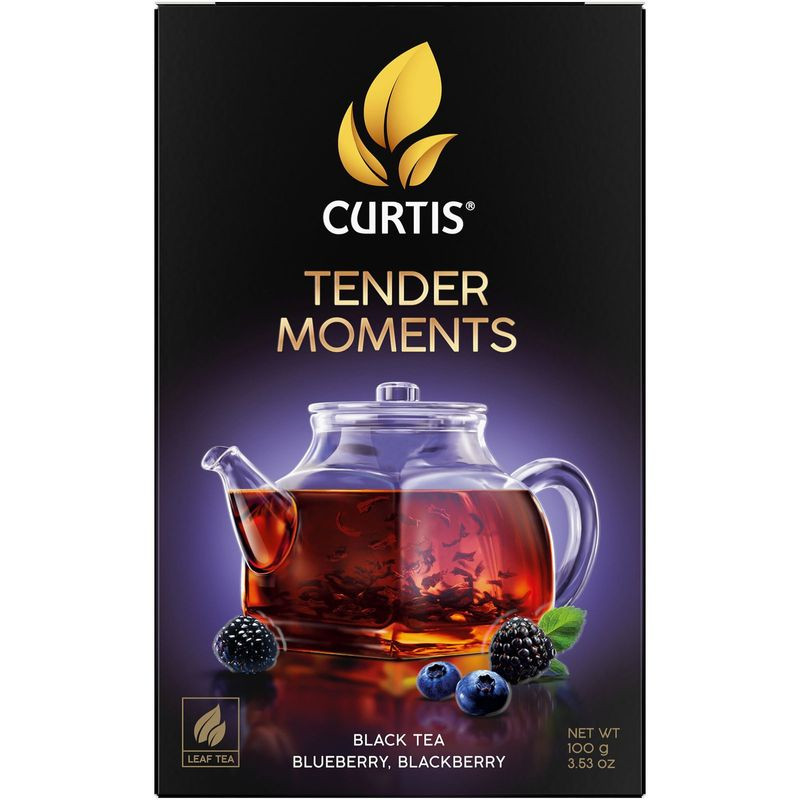 Изображение товара Чай Curtis Tender Moments черный ароматизированный с добавками 100 г