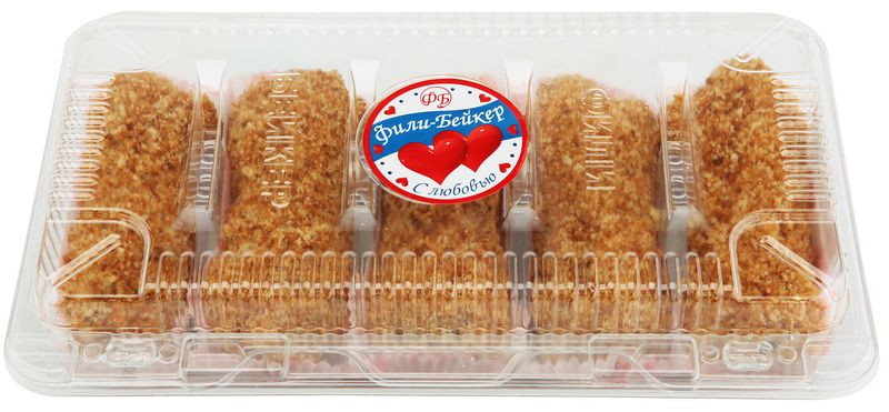 Изображение товара Эклеры Фили-Бейкер заварные 250г вкусное пирожное с масляным кремом