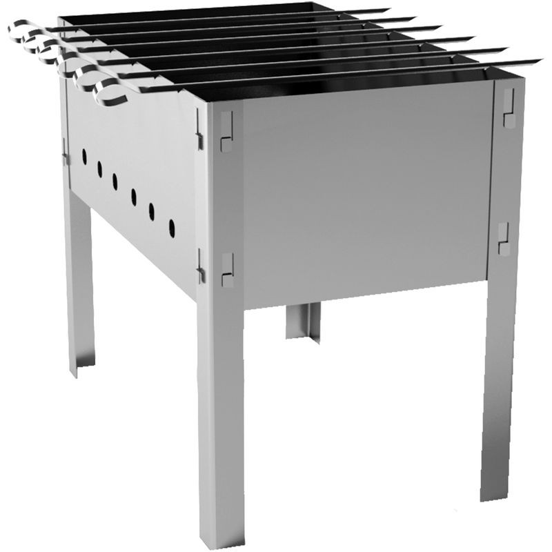 Изображение товара Мангал Севзапуголь сборный с 6 шампурами