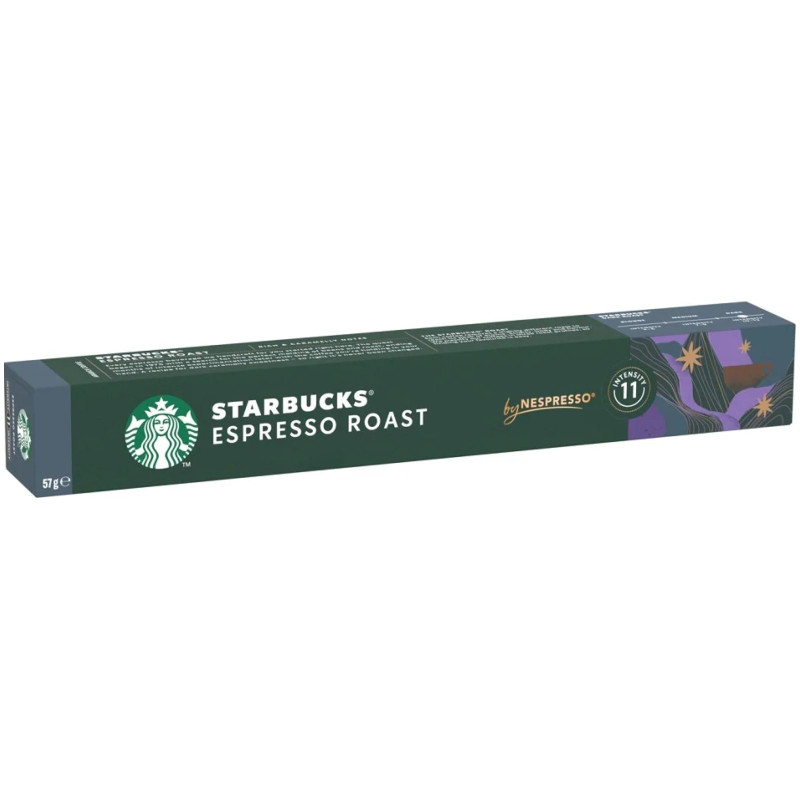 Изображение товара Кофе в капсулах Starbucks Espresso Roast натуральный жареный молотый, 57г