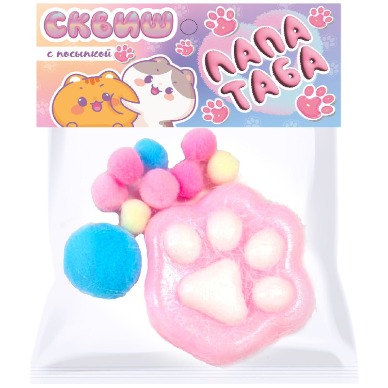 Изображение товара Игрушка Мялка сквиш лапка для детей старше трёх лет