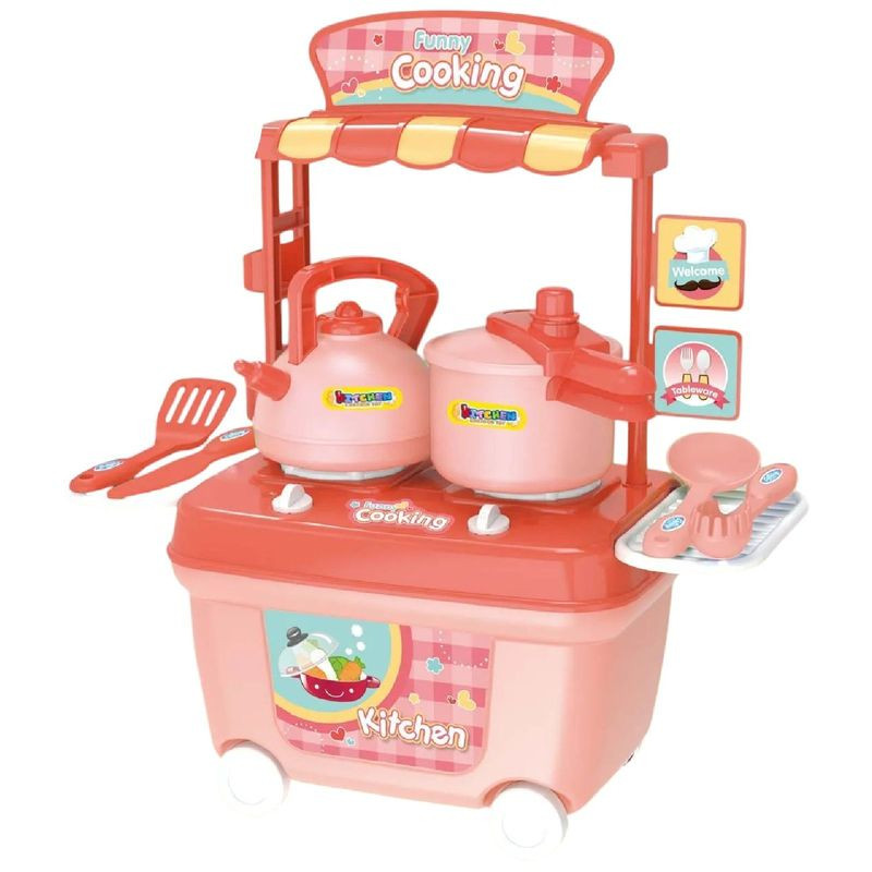 Изображение товара Игровой набор Кухня из пластика для детей, безопасный, яркий и развивающий