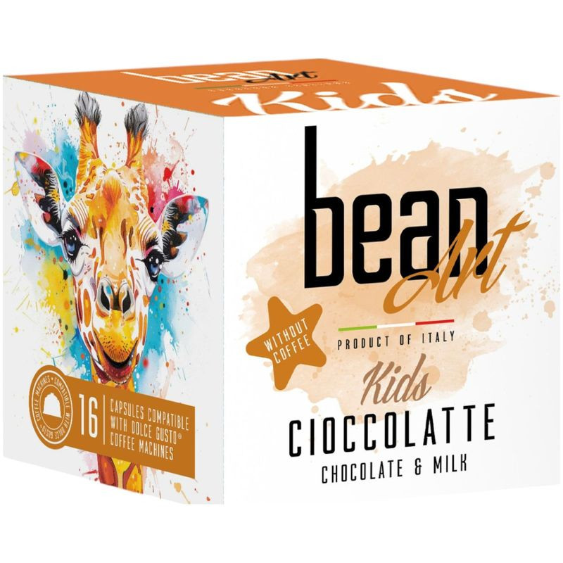 Изображение товара Кофе в капсулах Bean Art Cioccolatte с какао и молочным шоколадом 208г