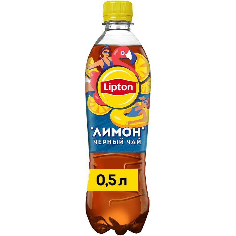 Изображение товара Lipton Лимон Холодный чай 500мл освежающий напиток
