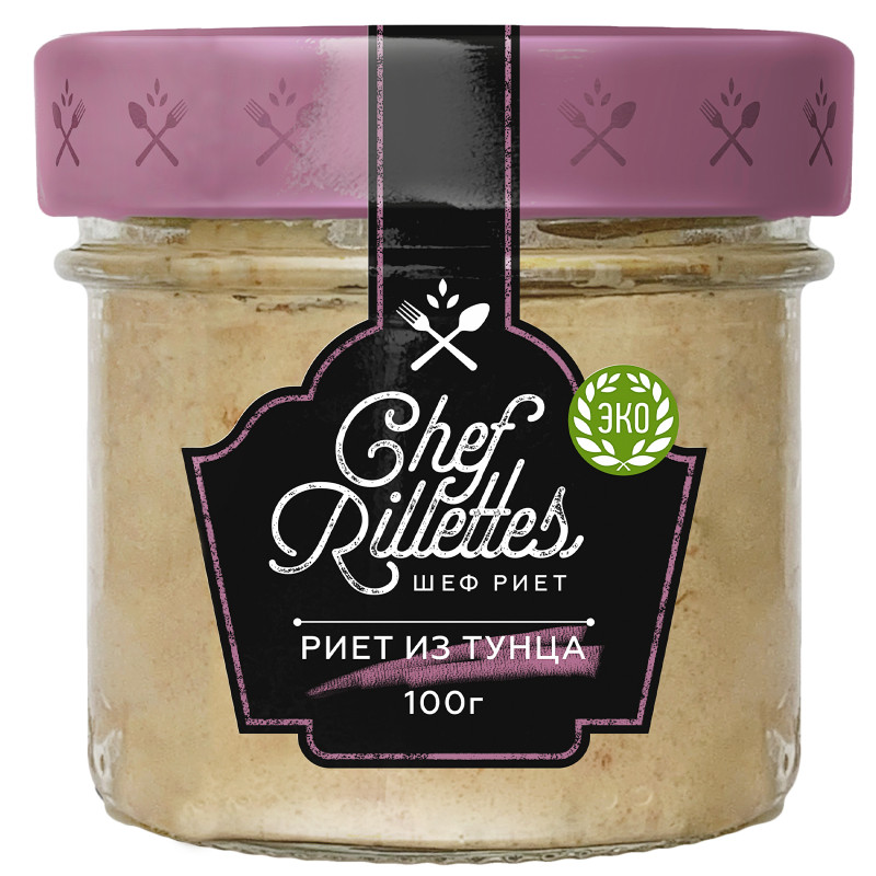 Изображение товара Риет Путина Chef Rillettes из тунца пастеризованный, 100г