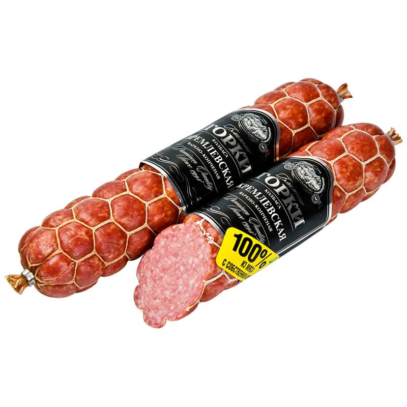 Изображение товара Колбаса варёно-копчёная Ближние Горки Кремлёвская 1кг