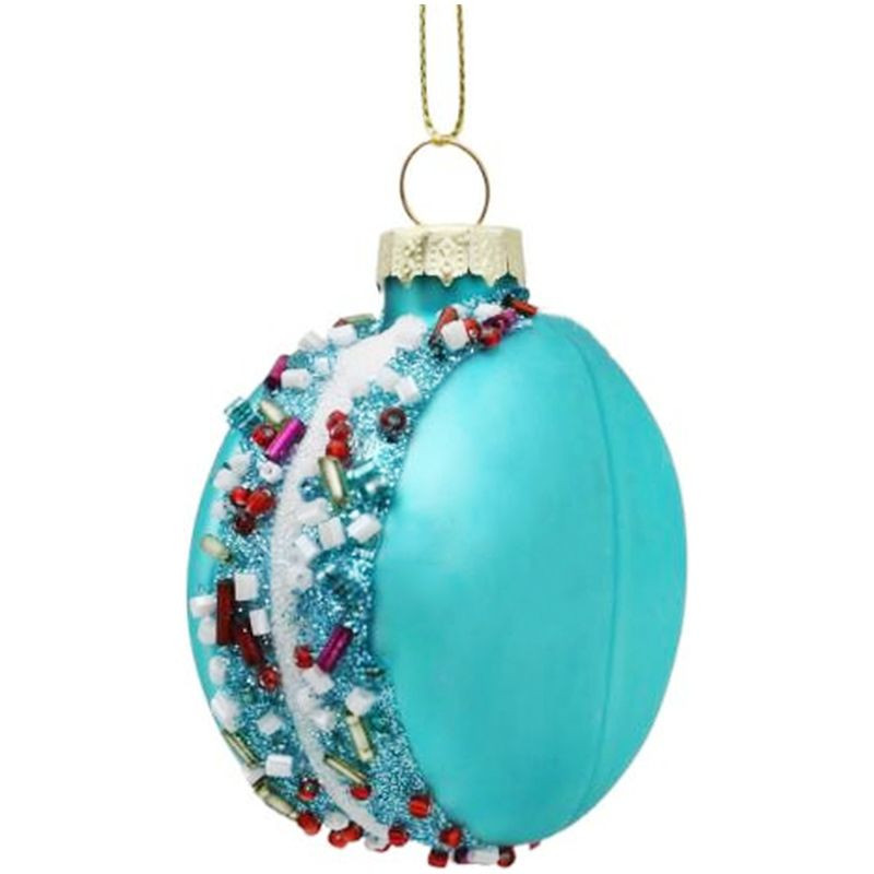 Изображение товара Ёлочное украшение Макарун от Маркет из стекла и металла