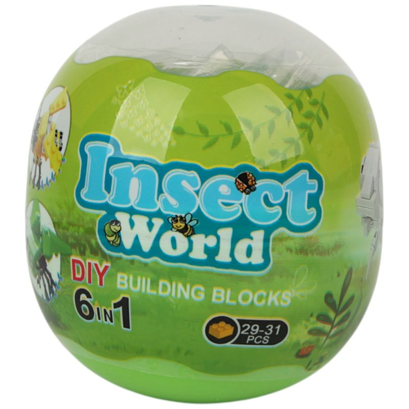 Изображение товара Игрушка Насекомое в яйце для конструирования в ассортименте