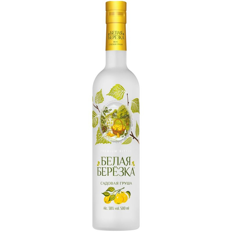 Изображение товара Настойка Белая Берёзка Садовая Груша горькая 38% 500мл
