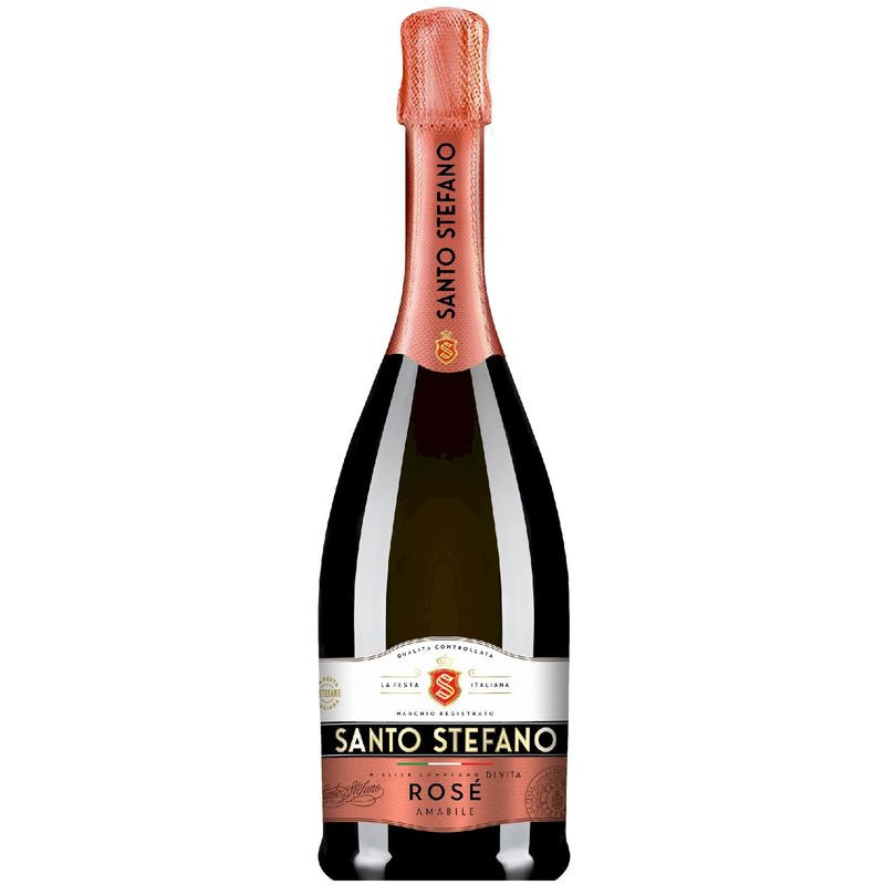Изображение товара Сидр Santo Stefano розовый полусладкий 6% 750 мл