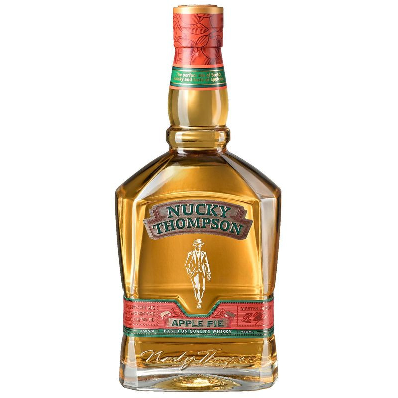 Настойка Nucky Thompson Apple Pie на основе виски полусладкая 35%, 700мл Настойка Nucky Thompson Apple Pie на основе виски полусладкая 35%, 700мл