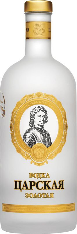 Изображение товара Водка Царская Золотая 40%, 700 мл - премиальный российский напиток