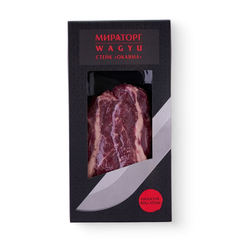 Изображение товара Стейк из говядины Мираторг Окаяма 240г - свежий, мягкий, сочный