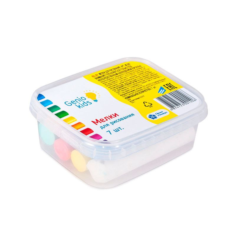 Изображение товара Мелки для рисования Just Cool MLB07 7 шт - яркое творчество и легкость использования